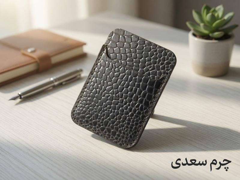 جاکارتی چرم طبیعی دست دوز چرم سعدی کد 891