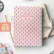 دفتر 100 برگ نیمه‌سخت وزیری سیمی - جدید