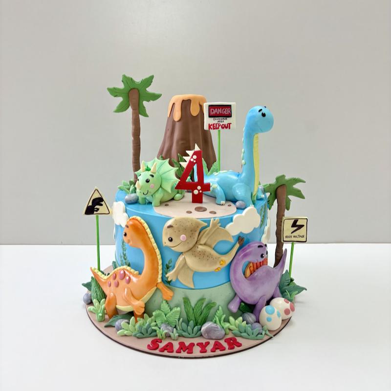 کیک دایناسور