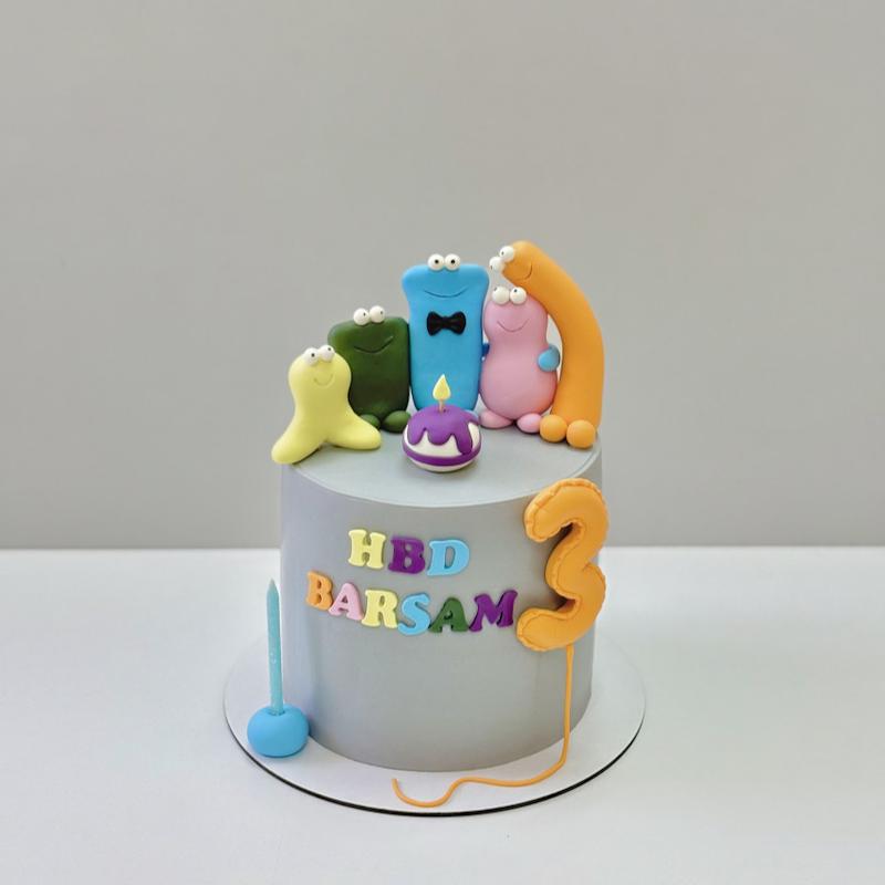 کیک دوستان شاد