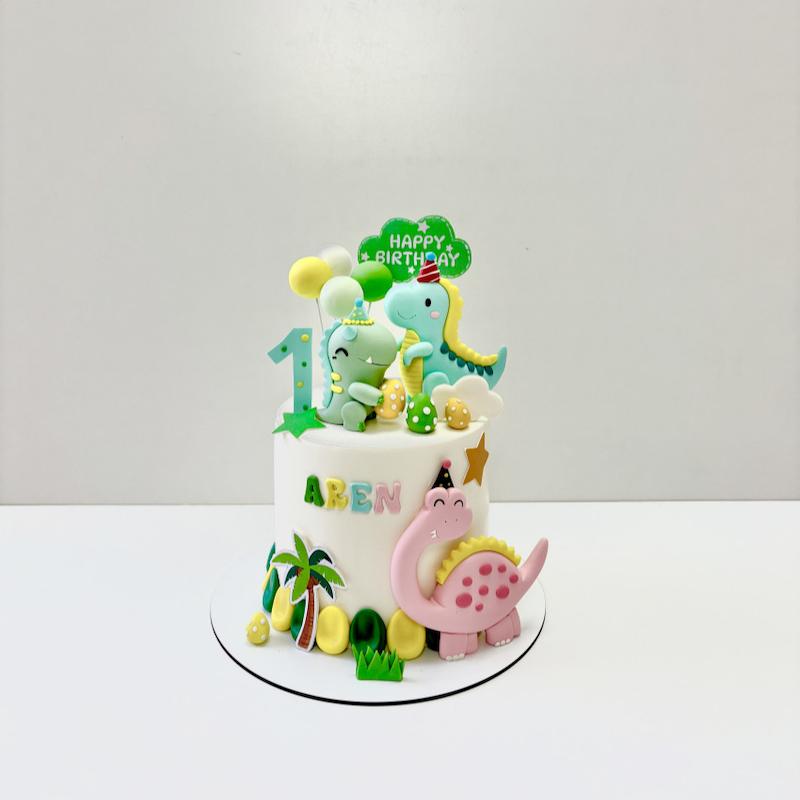 کیک دایناسور های ملوس