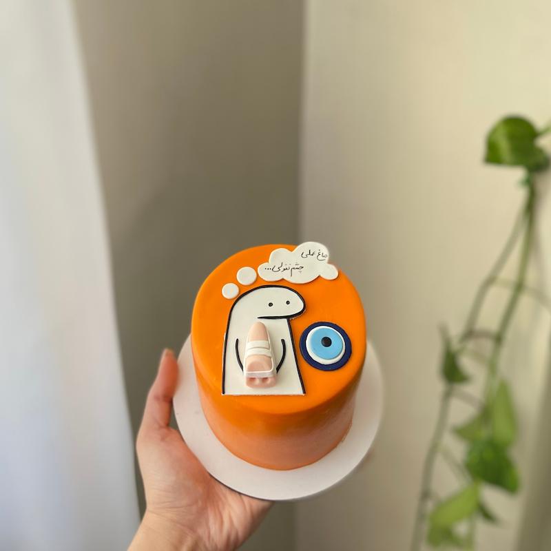 مینی کیک تبریک عمل بینی