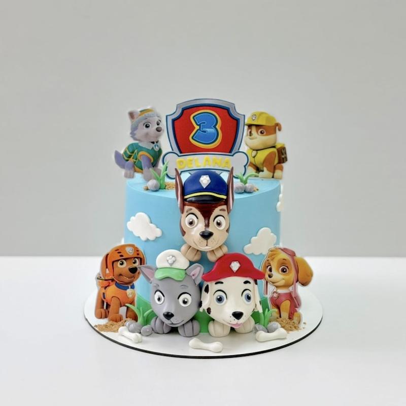 کیک سگ های نگهبان ترکیبی