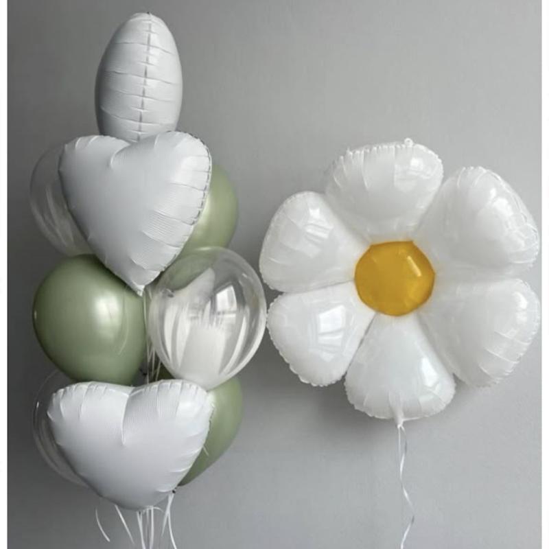 بادکنک فویلی گل بابونه