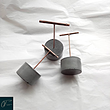 پایه گوشواره بتنی  Concrete earring stand