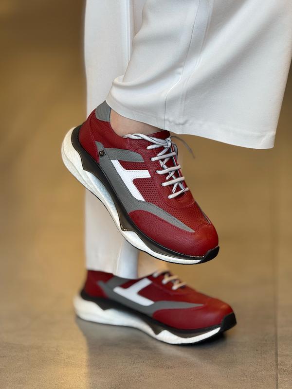 کتونی پانلی بندی خط دار