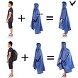 پانچو کوهنوردی ترا هایکر سه کاره TERRA HIKER Poncho