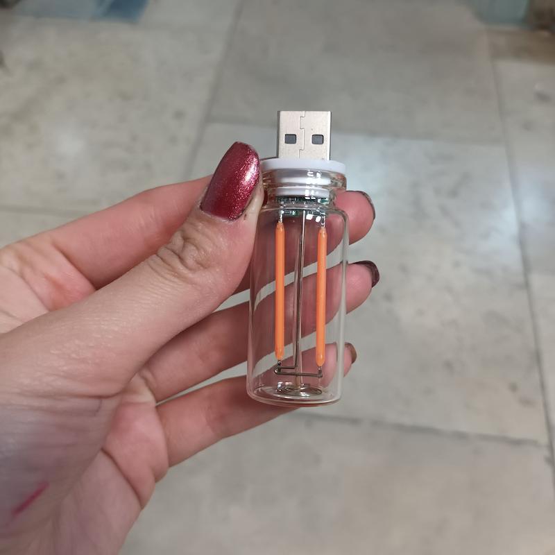 چراغ رترو فیلامنتی USB 