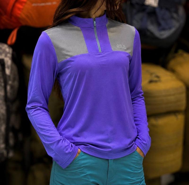 تی شرت زنانه تابستانه کوهنوردی Jack Wolfskin