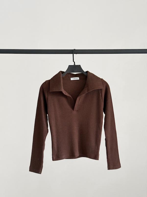 بلوز یقه شکاری کد۲