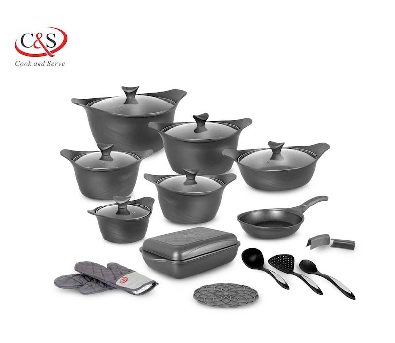  سرویس قابلمه ۲۳ پارچه هانام C&S