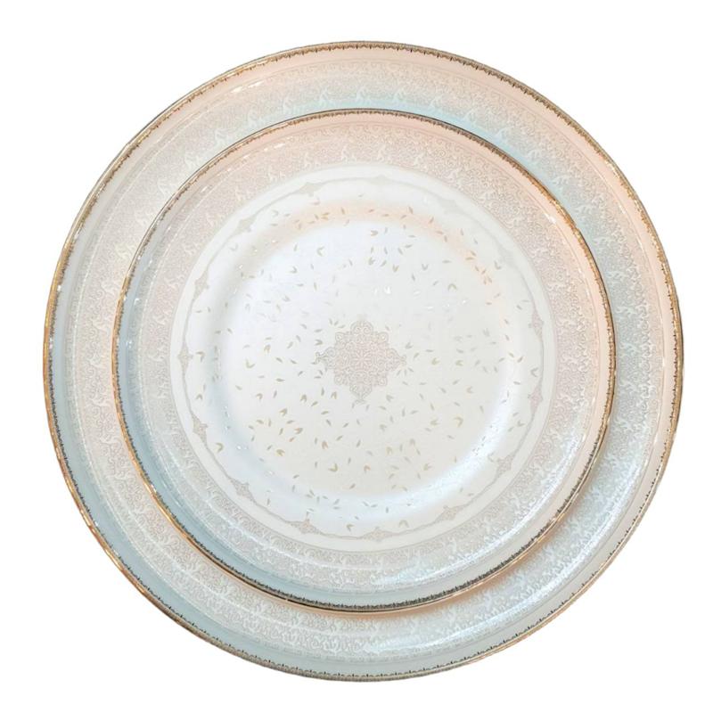 سرویس چینی 128 پارچه ایلایدا صدف طلایی