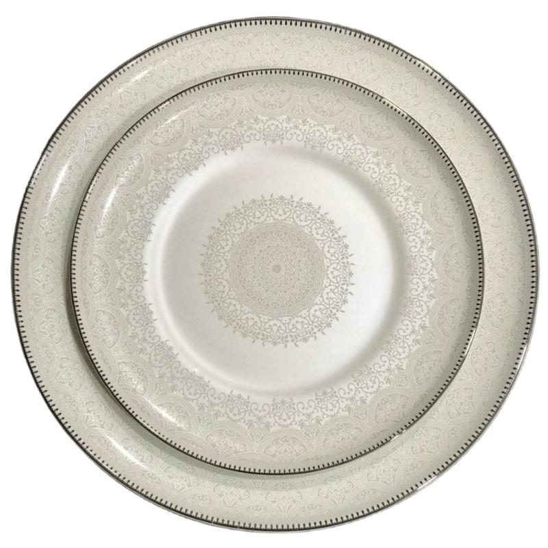 سرویس چینی 128 پارچه ارهان پلاتین