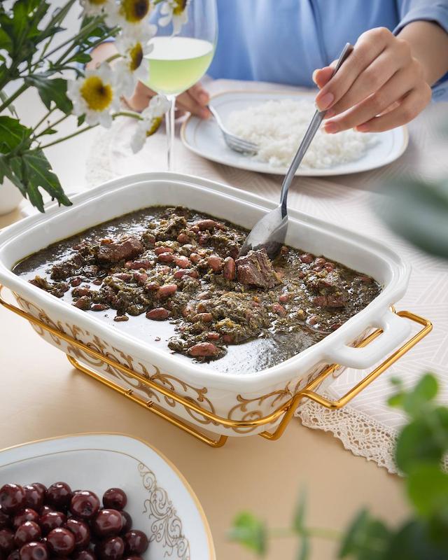 سوفله مستطیل چینی طرح رومئو 