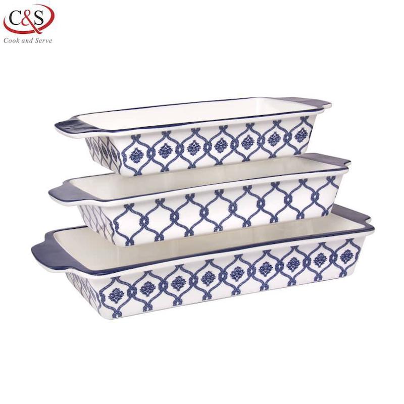 مالاگا تابه مستطیل C&s سرمه ای