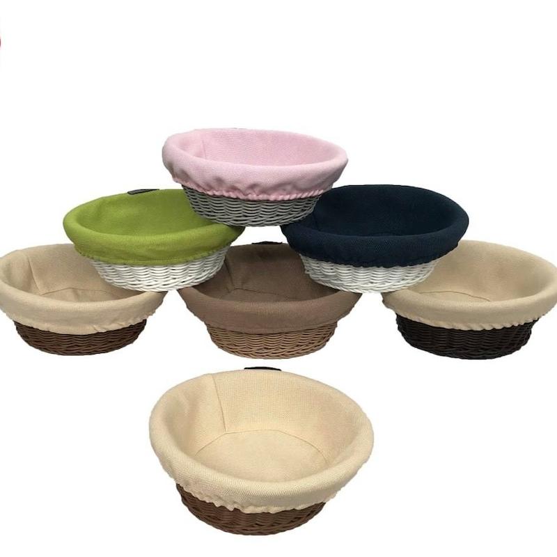 سبد دست باف گردکوچک C&S