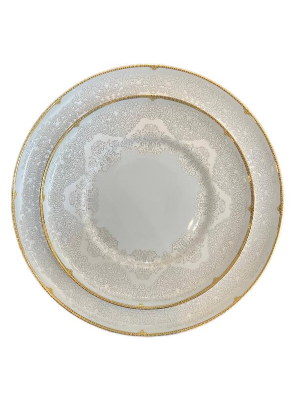 سرویس چینی 128 پارچه لورین مایدا طلایی