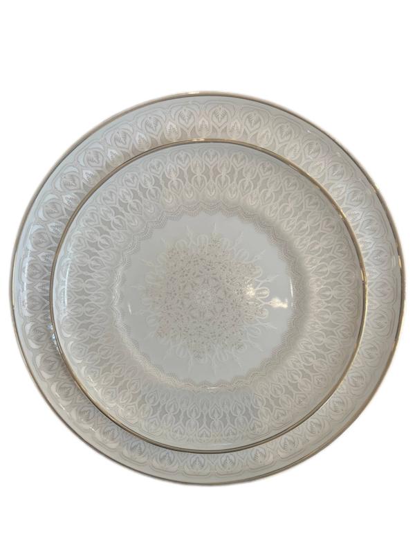 سرویس چینی لورین 128 پارچه نورمان طلایی