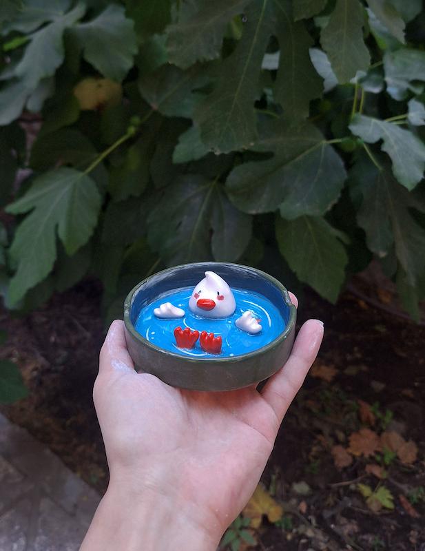 زیرسیگاری و جاعودی عروسکی اردک