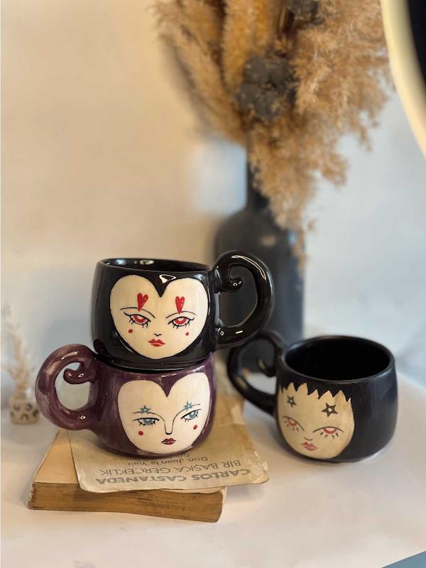 ماگ گاتیک دسته حلزونی