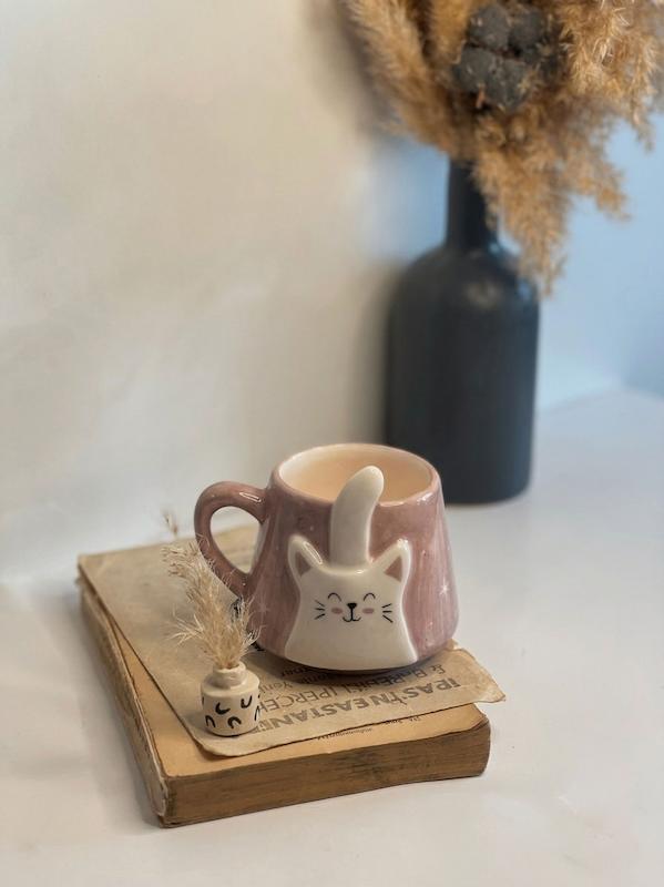 ماگ برجسته گربه 1