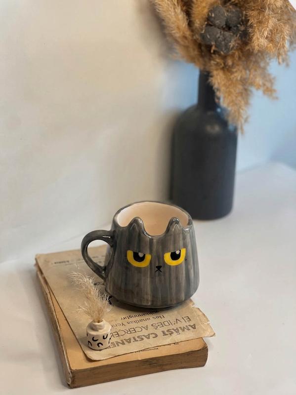 ماگ طرح گربه 3