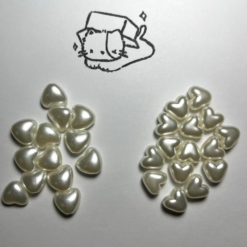 مهره قلب صدفی 