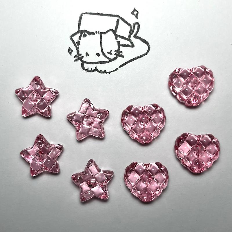 مهره قلب و ستاره بزرگ 