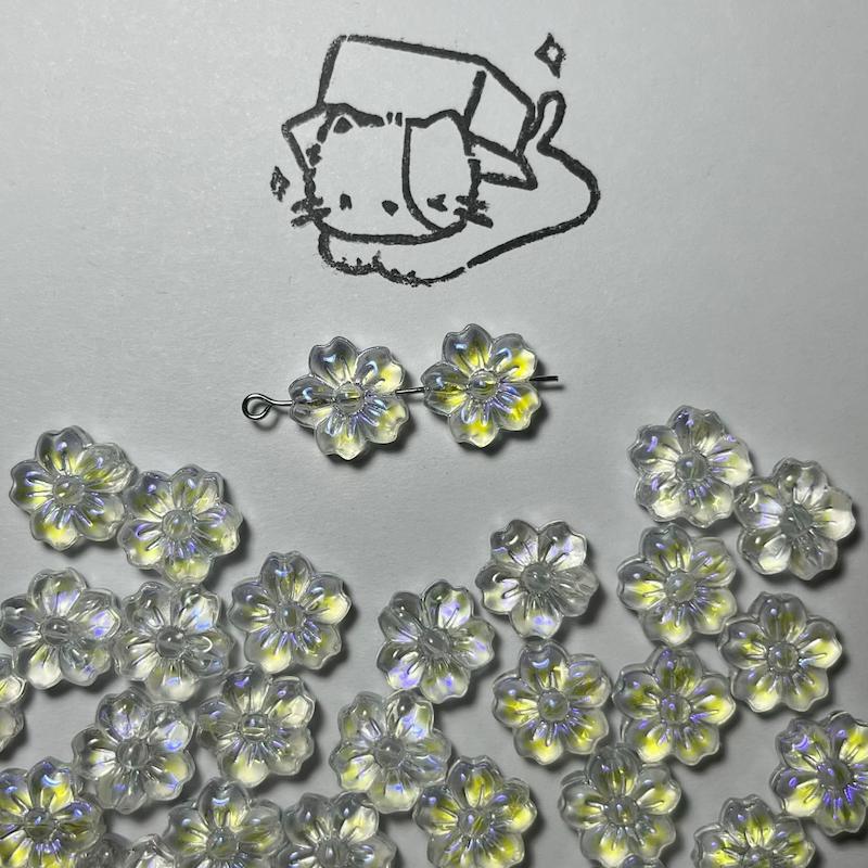 مهره گل کریستالی 