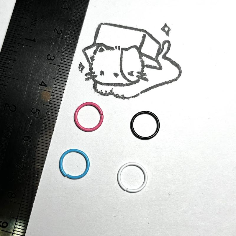 حلقه رنگی یک سانتی