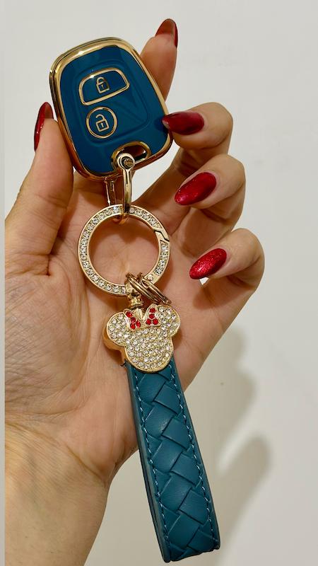 آویز میکی نگین دار