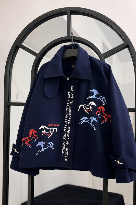 پالتو يوتا سرمه اى