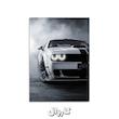 تابلو عکس نئونی دوج چلنجر سفید