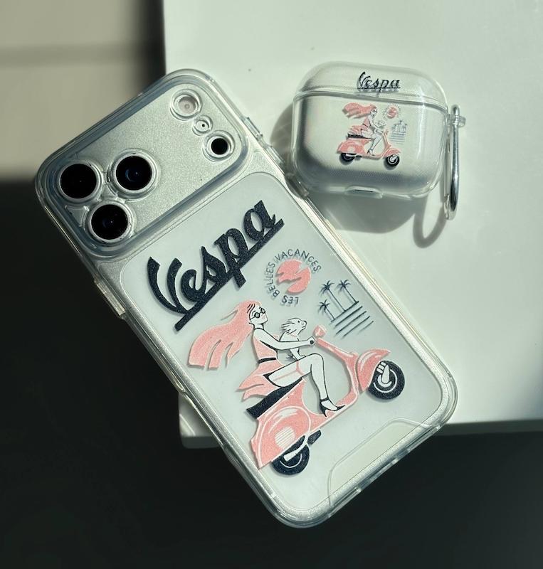 قاب آیفون pink vespa