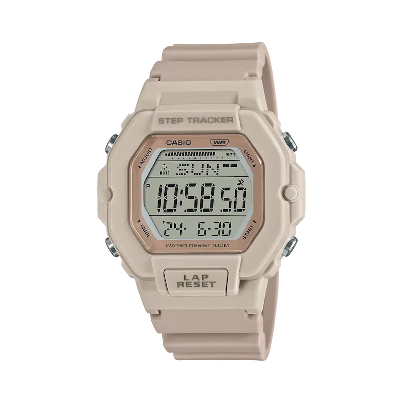 ساعت مچی دیجیتال کاسیو مدل «LWS-2200H» | گام‌شمار سنسوردار | مقاومت آب 100 متر | بند رزین