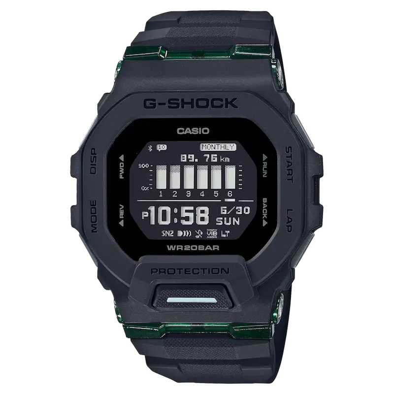 ساعت مچی کاسیو جی‌شاک مدل GBD-200 | بلوتوث | G-SQUAD | گام‌شمار | ویبره | ضد ضربه | ضد آب 200 متر