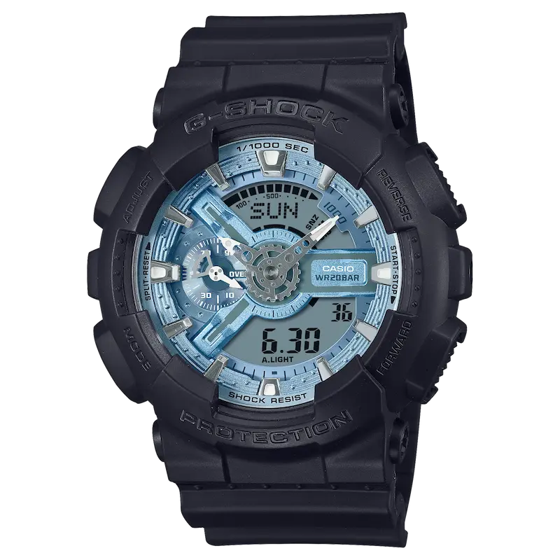 ساعت مچی کاسیو جی‌شاک مدل GA-110CD | آنالوگ دیجیتال | ضد ضربه | ضد مغناطیس | ضد آب 200 متر
