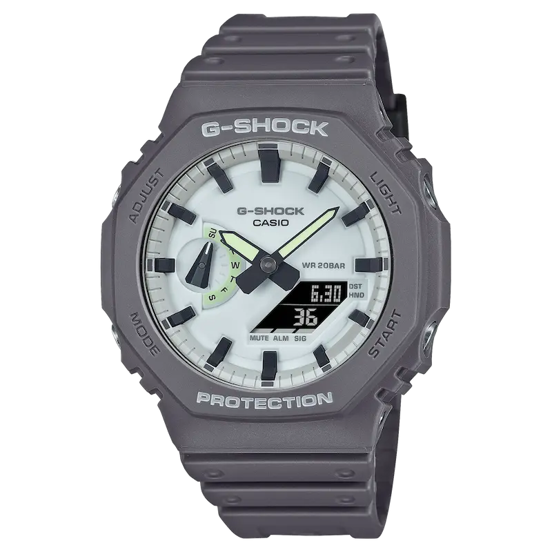 ساعت مچی کاسیو جی‌شاک مدل GA-2100HD | Bio-based Resin | Carbon Core Guard | آنالوگ دیجیتال | ضد ضربه | ضد آب 200 متر