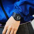 ساعت مچی کاسیو جی‌شاک مدل GA-2100-1A (مشکی سفید) | Carbon Core Guard | باریک | آنالوگ دیجیتال | ضد ضربه | ضد آب 200 متر