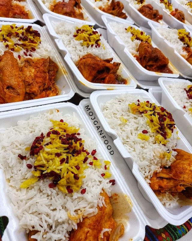 زرشک پلو با مرغ نذری اقتصادی