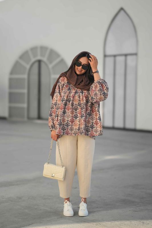 تونیک ژاکارد Manelii(طرح کاج🌲)