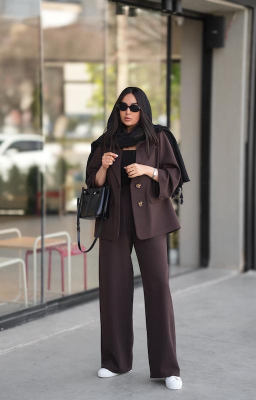 کت و‌ شلوار ایران🕊️✨(شکلاتی)