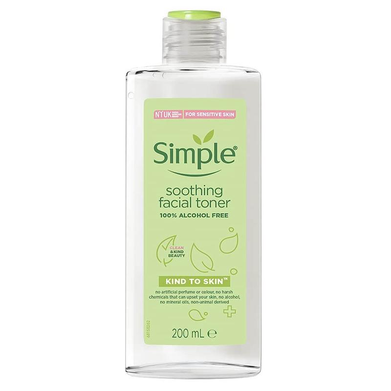 تونر آرامش بخش صورت سیمپل مدل Soothing Facial Toner مناسب انواع پوست حجم 200 میلی لیتر