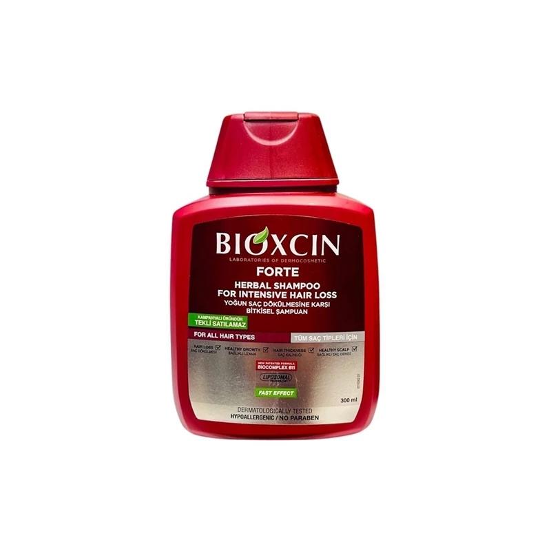 شامپو بیوکسین قرمز BIOXCIN ضد ریزش مو مدل فورت حجم 300 میل