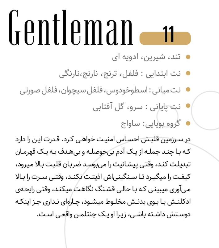 ادکلن لالالند 30میل(11 - جنتلمن)(دیور ساوج)Gentleman Perfume
