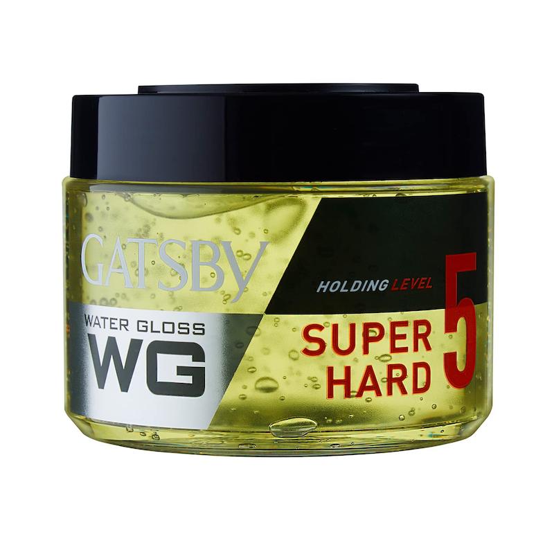 ژل مو گتسبی مدل 5 Leather Water Gloss Super Hard Yellow حجم ۳۰۰ گرم