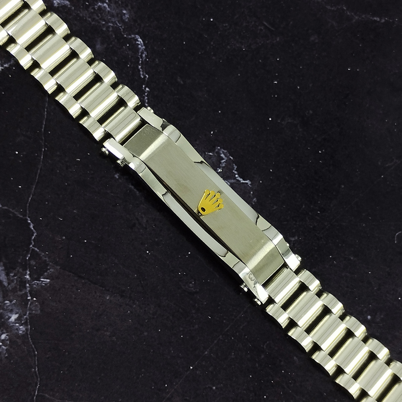 دستبند مردانه مدل استیل طرح رولکس کد 13337363