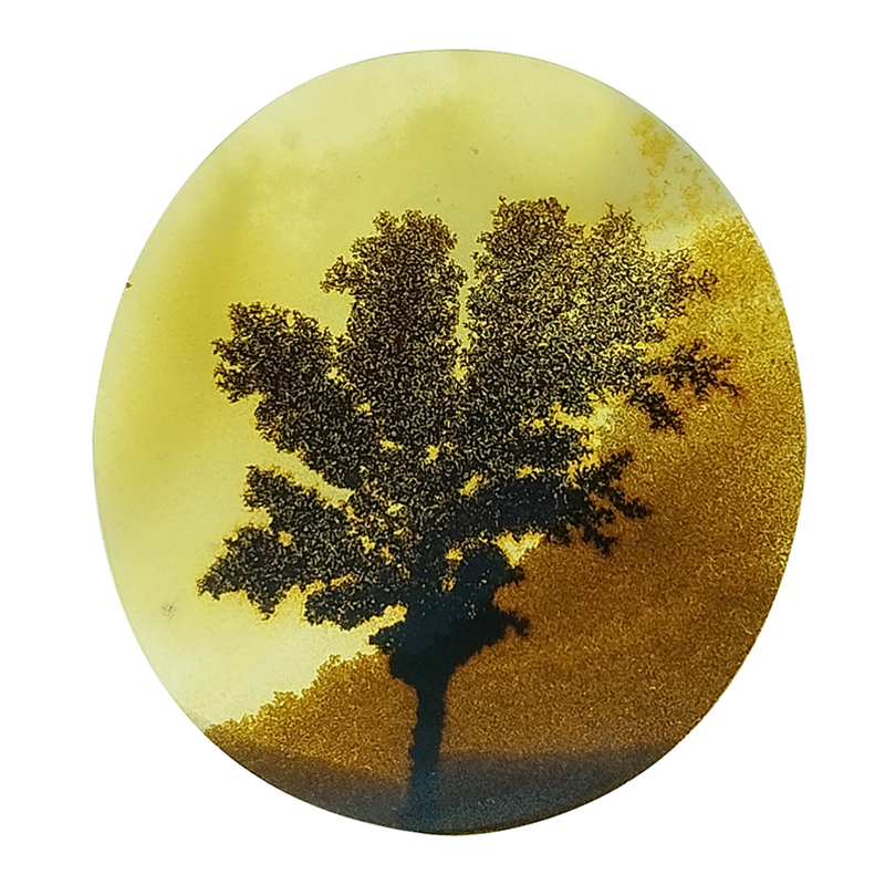 سنگ عقیق سلین کالا مدل شجر طبیعی طرح درخت کد 13527824