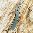  آویز گردنبند نقره سلین کالا مدل شمشیر ذوالفقار TALAEEکد 1 -15375610