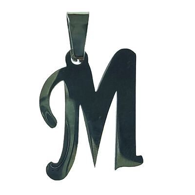 آویز گردنبند سلین کالا مدل حروف انگلیسی حرف M کد 15491831